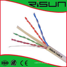 Cable LAN de alta frecuencia de 4 pares / cable estructural UTP CAT6